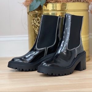Never Worn- ASOS Chunky Black Booties Size 6